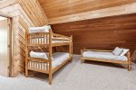Bunk beds in upstairs bedroom